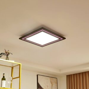 Svítidlo Lucande kartáčovaný nikl/bílá Železo/plast