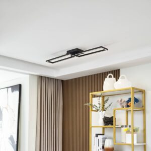 Svítidlo Lucande černá/bílá Kov/plast