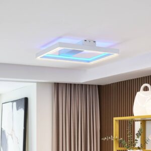 Svítidlo Lucande bílá Kov/plast