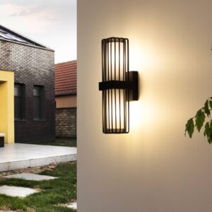 Svítidlo Lucande černá Hliník