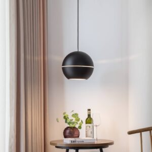 Svítidlo Lucande černá/mosazná Hliník