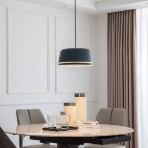 Svítidlo Lucande modrá Hliník