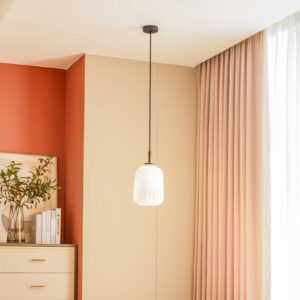 Svítidlo Lucande bílá Sklo