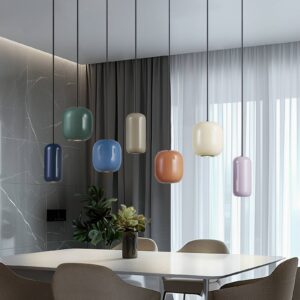 Svítidlo Lucande modrá/oranžová/tmavě modrá/fialová/žlutá/béžová/zelená Kov