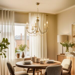 Svítidlo Lucea antická mosaz/černá kov