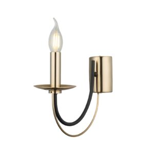 Svítidlo Lucea antická mosaz/černá kov