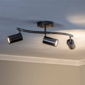 Svítidlo Lucea černý-chrom kov