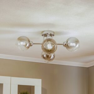 Svítidlo Lucea chrom kov/sklo