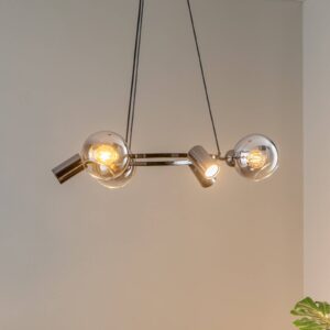 Svítidlo Lucea černý-chrom kov