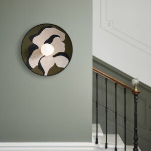 Svítidlo MARKET SET khaki textil/kov