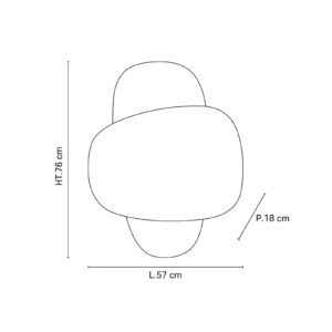 Svítidlo MARKET SET bříza-krémová/kari-žlutá textil z přírodních vláken/kov