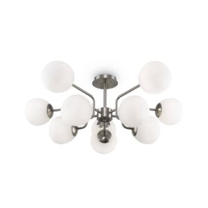 Svítidlo Maytoni nikl/bílá Kov/sklo