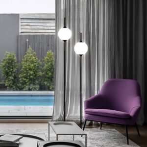 Svítidlo Maytoni černá/bílá Kov/sklo