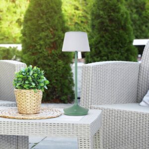 Svítidlo Näve zelená/bílá plast