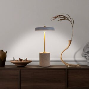 Svítidlo Näve šedá/zlatá/cementová šedá cement/železo