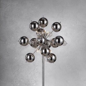 Svítidlo Näve chrom/čirý Kov/sklo