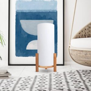 Svítidlo Näve přírodní/bílá dřevo/textil