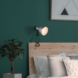 Svítidlo Näve matná stříbrná/černá železo