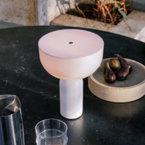 Svítidlo New Works bílá mramor/akryl