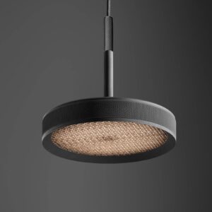 Svítidlo OleV černá Hliník/plexisklo