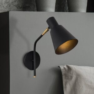 Svítidlo Opviq černá/zlatá kov