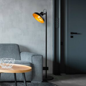 Svítidlo Opviq černá/zlatá kov