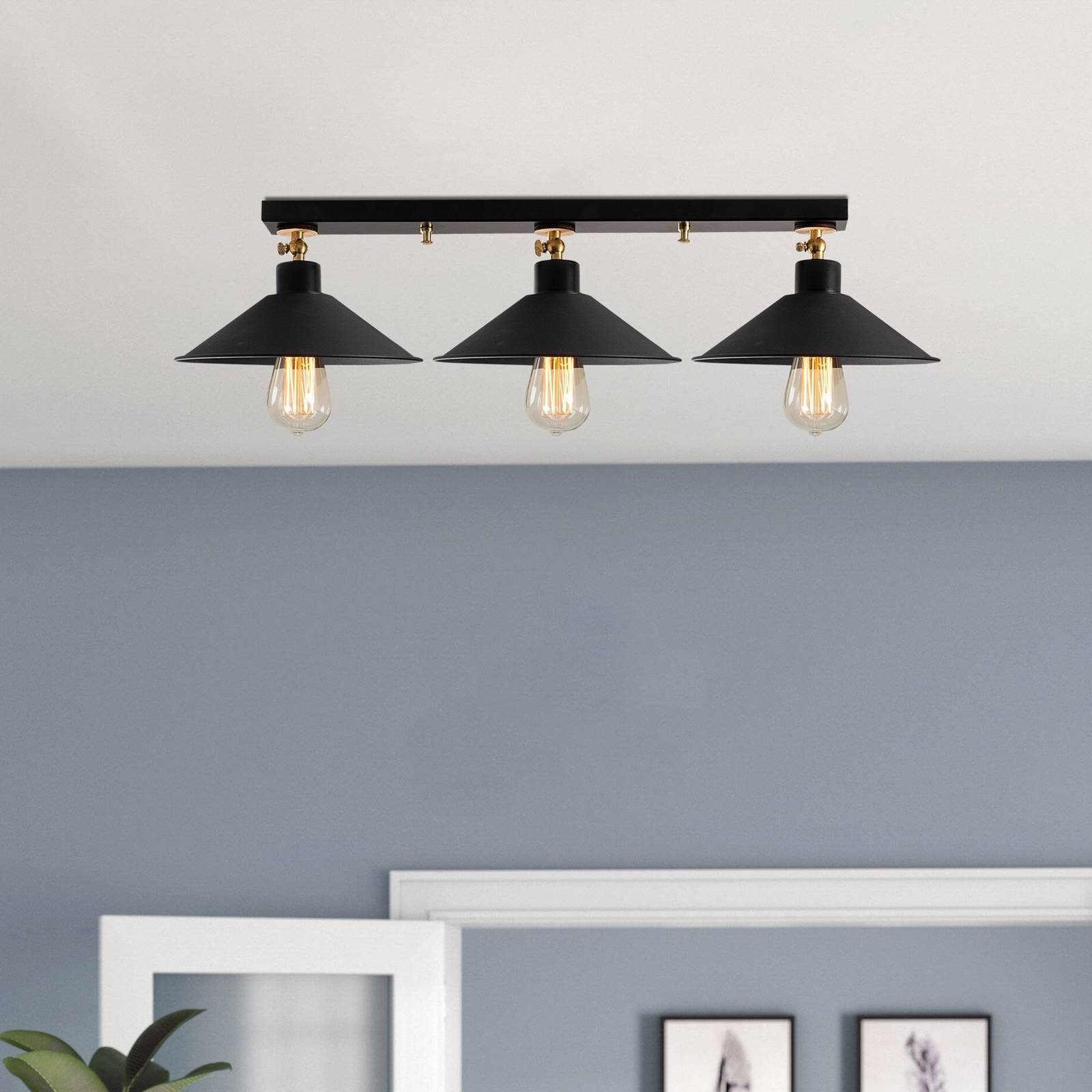 Svítidlo Opviq černá kov