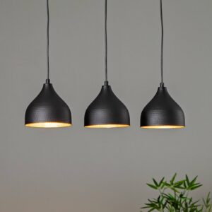 Svítidlo Opviq černá/zlatá kov