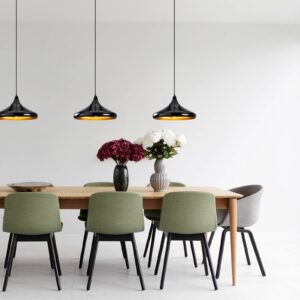 Svítidlo Opviq černá/zlatá kov