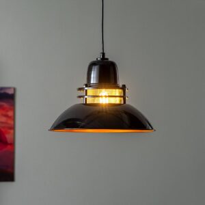 Svítidlo Opviq černá/zlatá kov