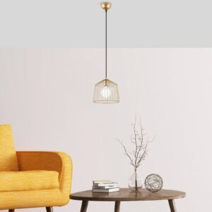 Svítidlo Opviq zlatá lesklá kov