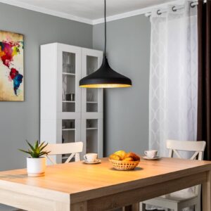 Svítidlo Opviq černá/zlatá kov