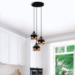 Svítidlo Opviq černý/měď kov