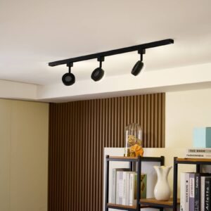 Svítidlo PRIOS černá Hliník