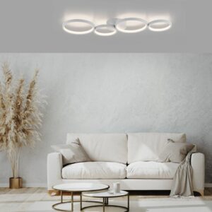 Svítidlo Paul Neuhaus bílá Hliník/guma/železo