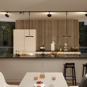 Svítidlo Paulmann matná černá/satinovaná bílá kov/plast