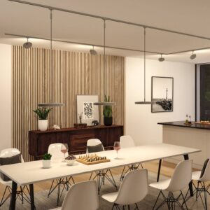 Svítidlo Paulmann matný chrom/satinovaná bílá kov/plast