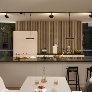 Svítidlo Paulmann matná černá/satinovaná bílá kov/plast