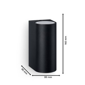 Svítidlo Philips černá Hliník