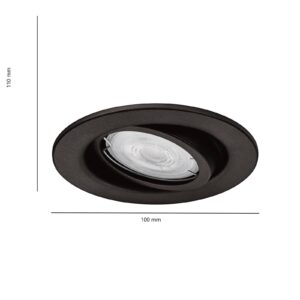 Svítidlo Philips černá Nerezová ocel