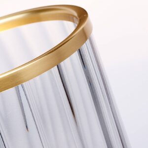 Svítidlo Quintiesse kouřově šedá/starobylá mosaz ocel/prizmatické sklo