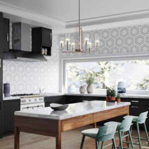 Svítidlo Quintiesse leštěný nikl/čirý Ocel/sklo