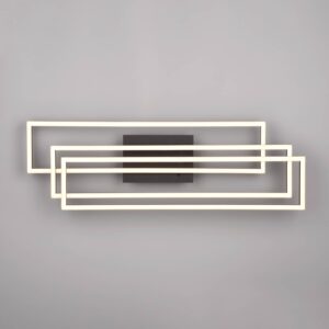 Svítidlo Reality Leuchten matná černá kov/plast