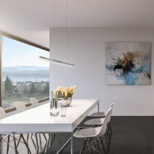 Svítidlo Ribag hliník/opálová hliník/plast