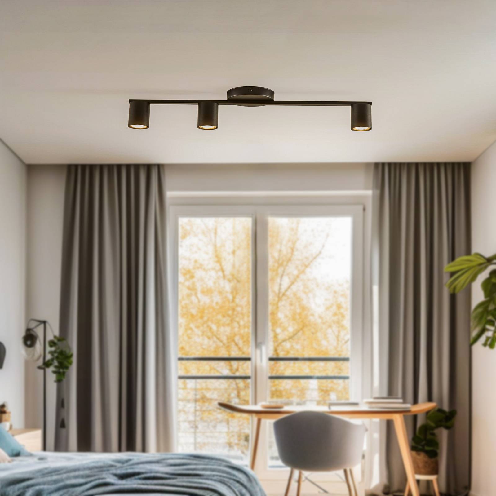 Svítidlo SIGMA černá ocel