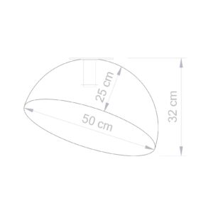 Svítidlo SIGMA bílá/zlatá kov/plast