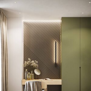 Svítidlo SOLLUX LIGHTING černá hliník/plast PVC