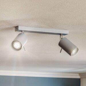 Svítidlo SOLLUX LIGHTING šedá ocel