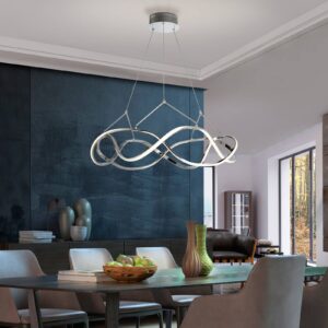 Svítidlo Schuller Valencia chrom/opálová hliník/silikon