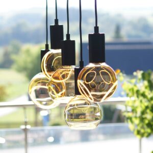 Svítidlo Segula kouřově šedá/čirá sklo